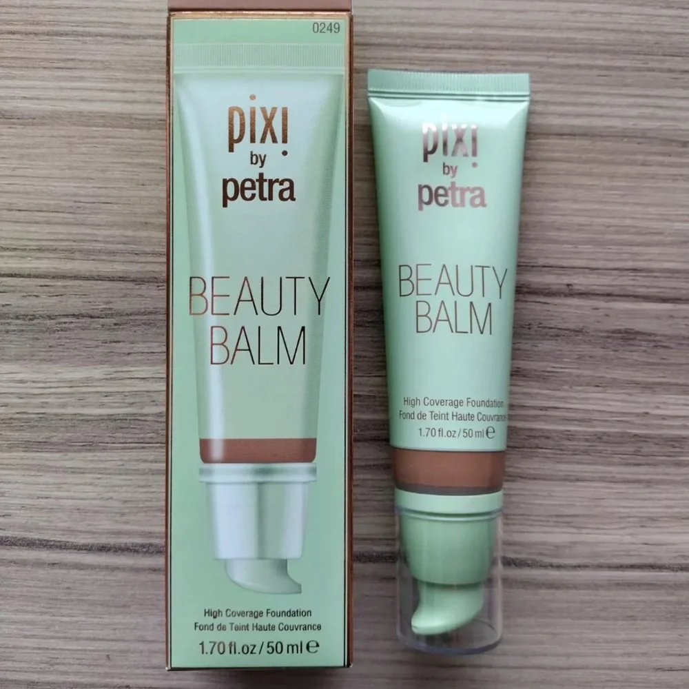 NIB Pixi by Petra Beauty Balm High Coverage Foundation 50ml 1.70‎ fl.oz
